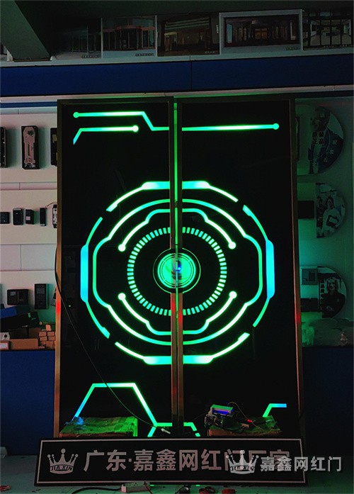 手掌識(shí)別 發(fā)光造型門(mén)工廠(chǎng)
